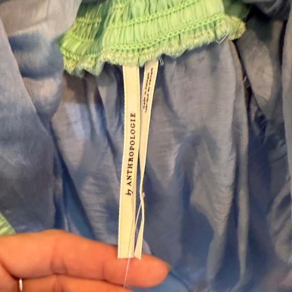 Stylish Blue and Green Women's Top - Picture 7 of 7